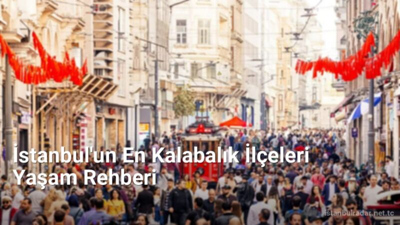 İstanbul'un En Kalabalık İlçeleri Yaşam Rehberi - istanbulradar.net.tc
