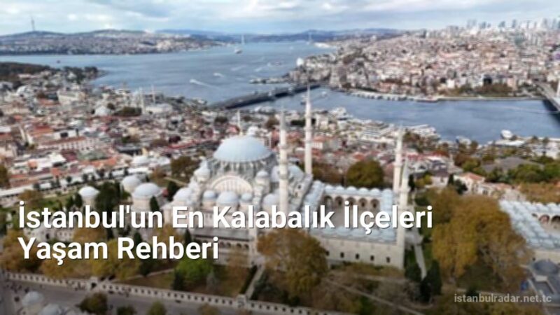 İstanbul'un En Kalabalık İlçeleri Yaşam Rehberi - istanbulradar.net.tc