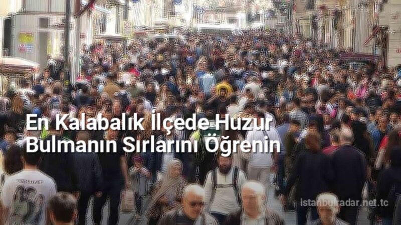 En Kalabalık İlçede Huzur Bulmanın Sırlarını Öğrenin - istanbulradar.net.tc
